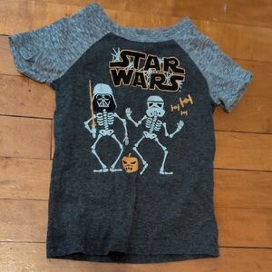 Star Wars Heather Gray Halloween T-Shirt Sz 18 M